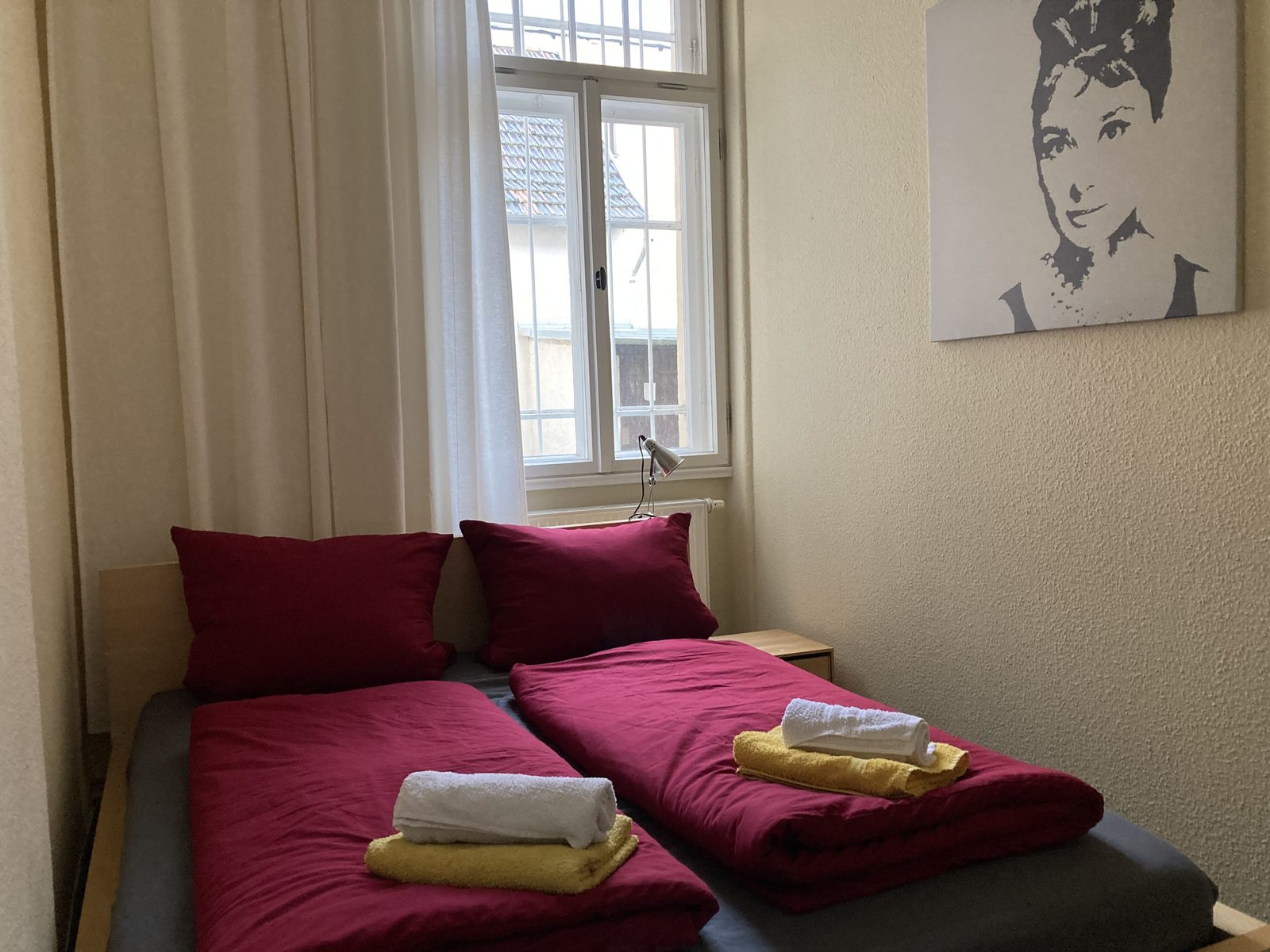 Zimmer 2 mit Doppelbett